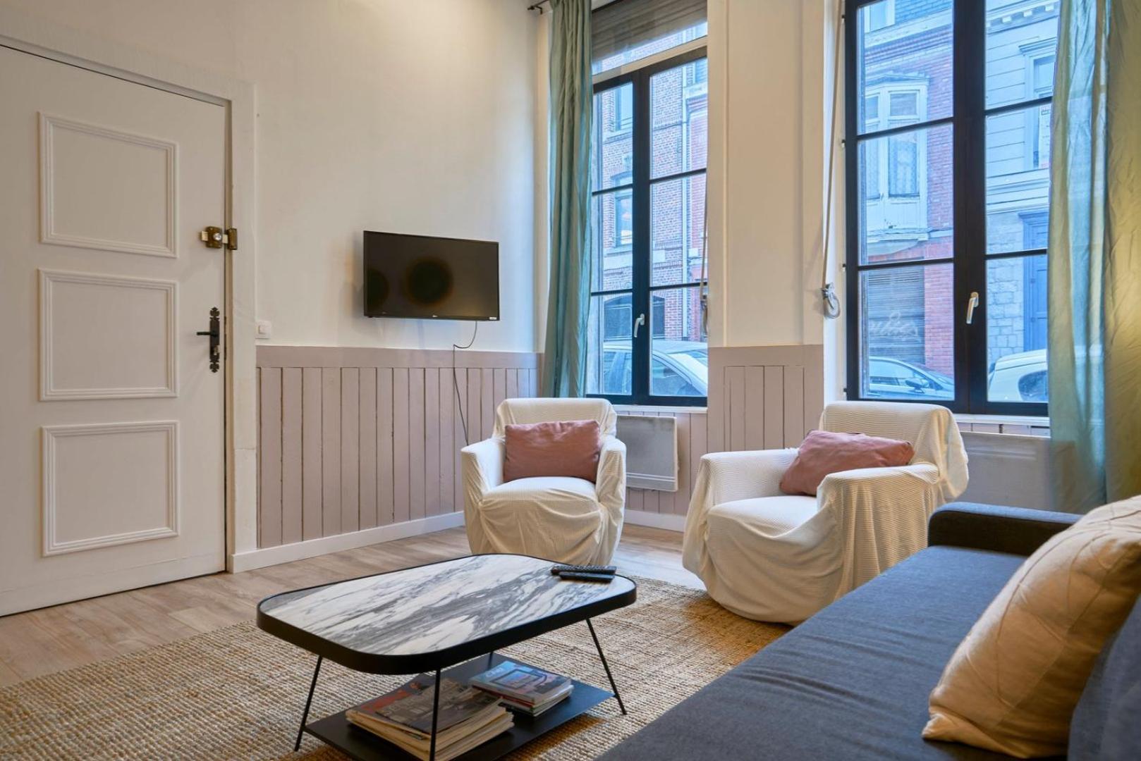 Old Lille: Charming Renovated Apartment מראה חיצוני תמונה